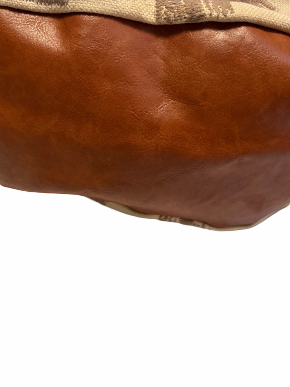 Lucky Brand Hobo Leather and Canvas Tote  | EUC | OS - Picture 4 of 12